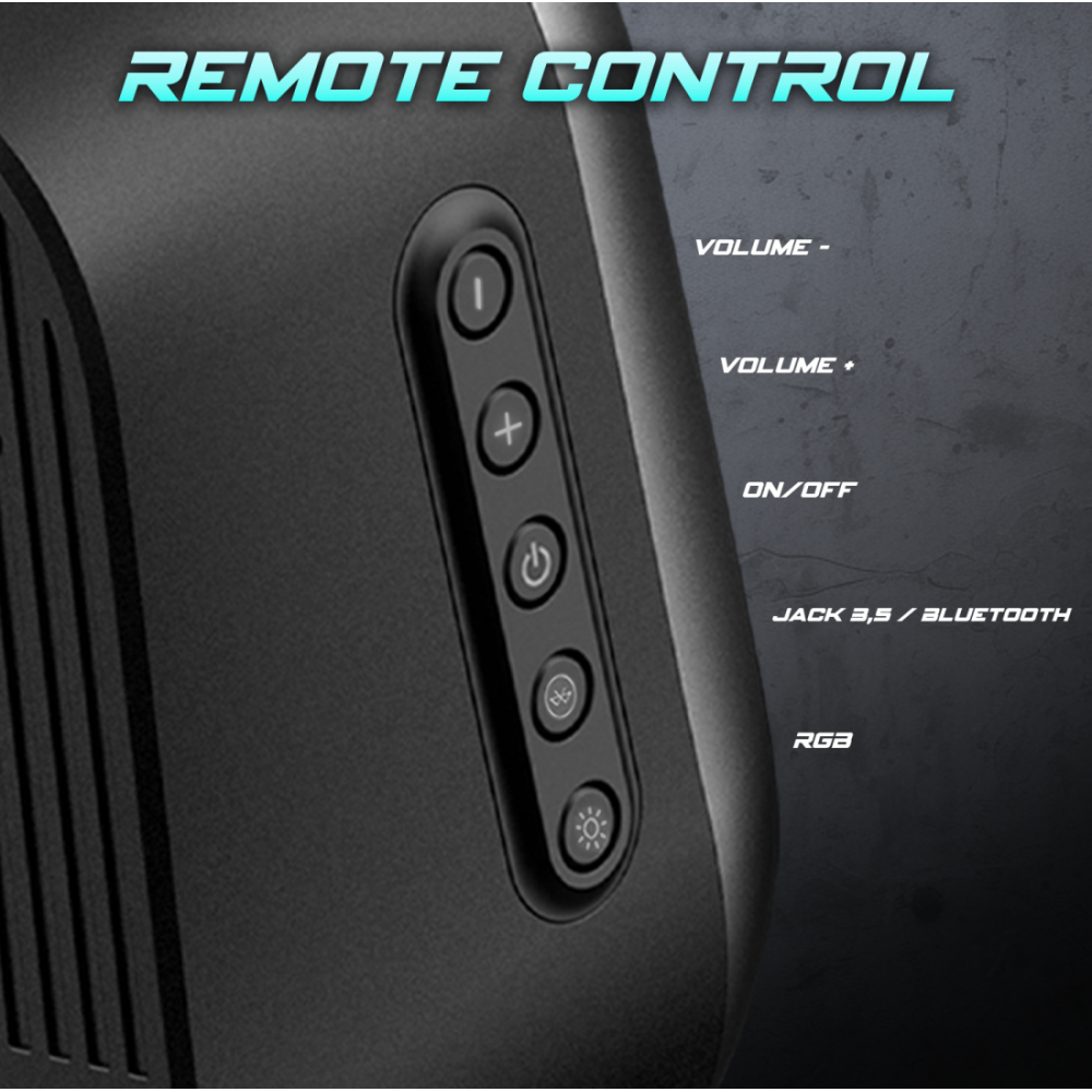 Haut-parleur Gamer Sans Fil SPIRIT OF GAMER Fanatic 500 RGB - Noir