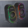 Haut-parleur Gamer Sans Fil SPIRIT OF GAMER Fanatic 500 RGB - Noir