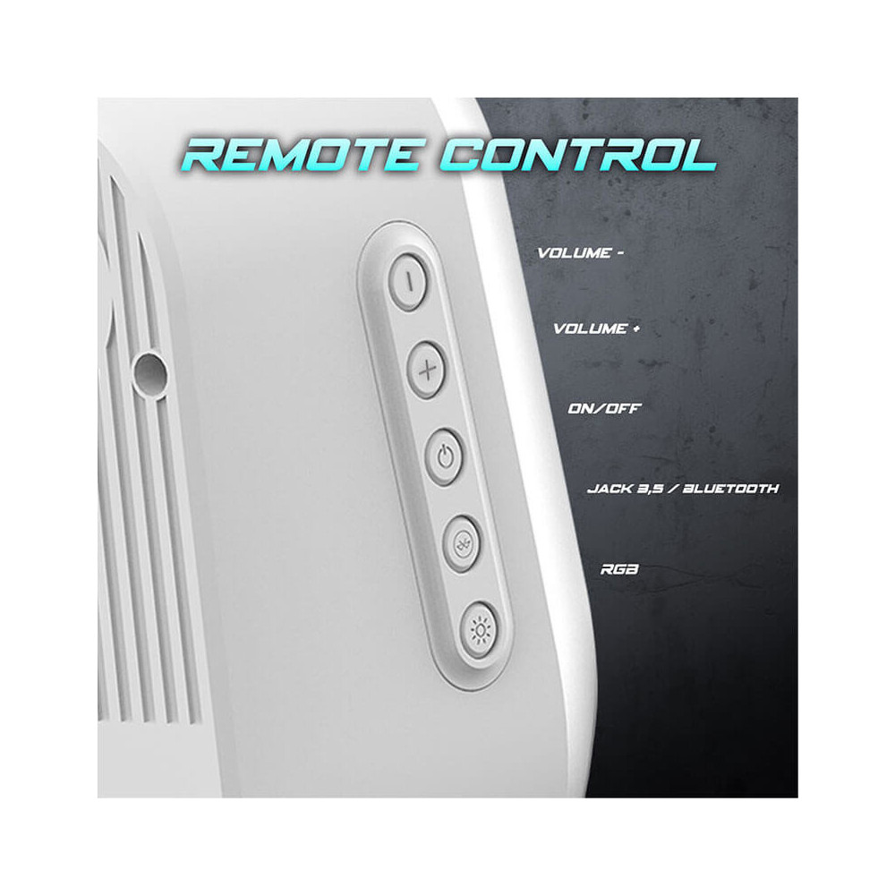 Haut-parleur Gamer Sans Fil SPIRIT OF GAMER Fanatic 500 RGB / Blanc