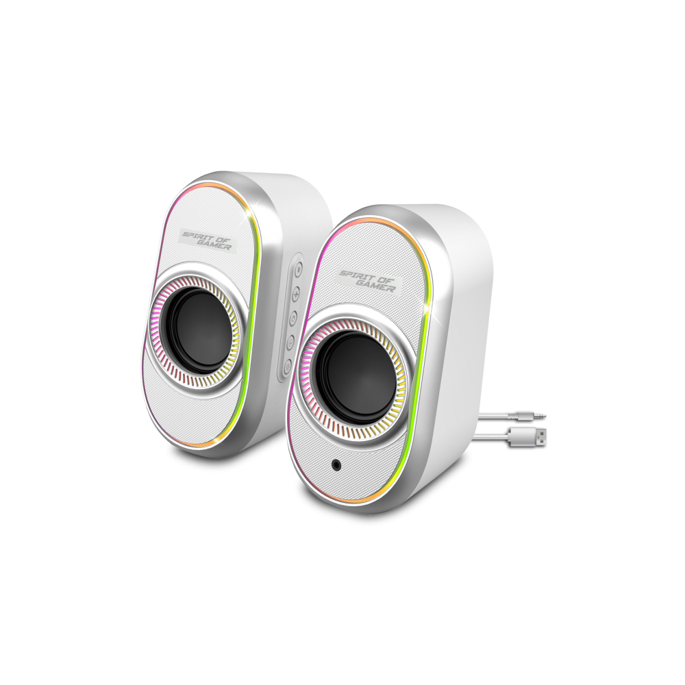 Haut-parleur Gamer Sans Fil SPIRIT OF GAMER Fanatic 500 RGB / Blanc