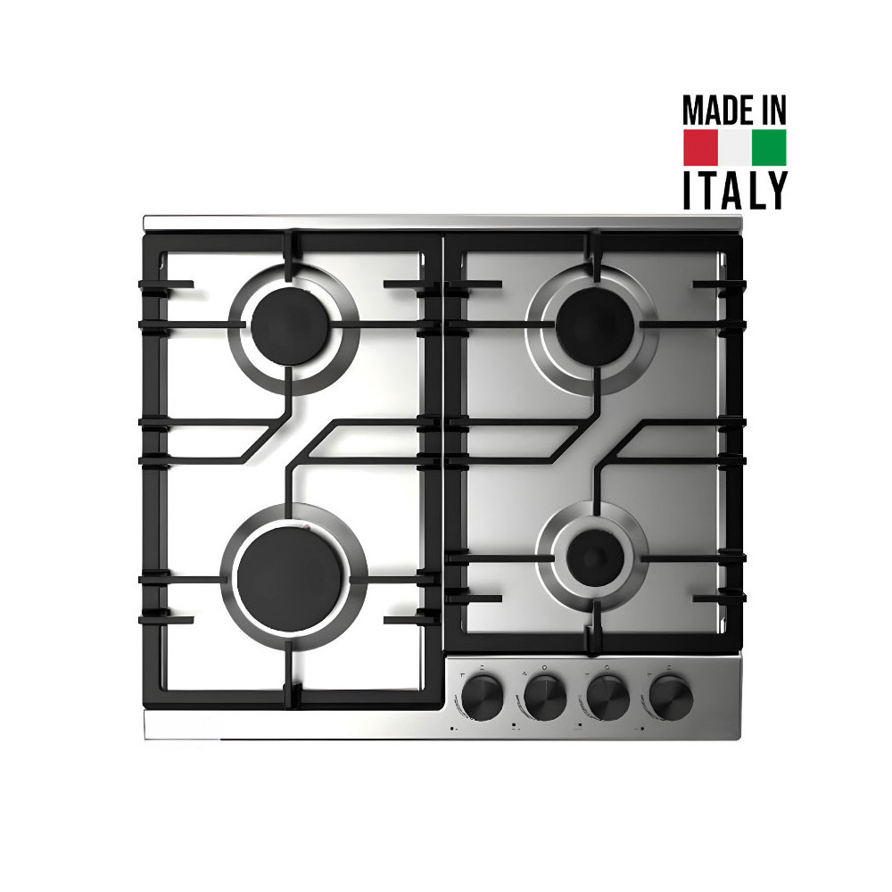 PLAQUE DE CUISSON ENCASTRABLE ARTHUR MARTIN AMP60IX / 4FEUX / 60 CM / INOX