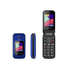 Téléphone Portable SMARTEC F1 FLIP - BLEU