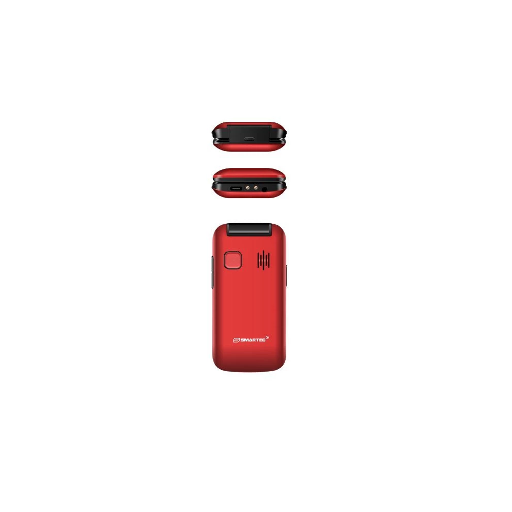Téléphone Portable SMARTEC F1 FLIP - ROUGE