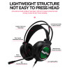 Micro Casque Gamer Filaire T-WOLF H130 RGB - Noir