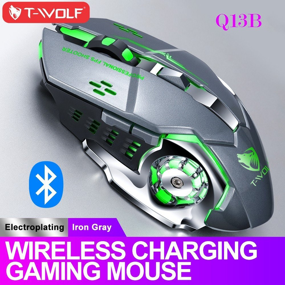 Souris Gamer Sans Fil T-WOLF Q13 Électronique - Noir