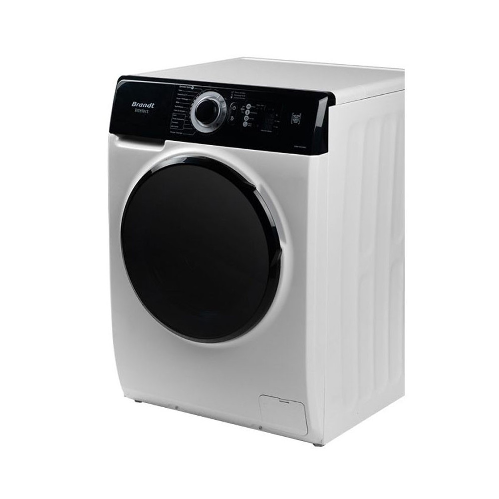 Lave Linge Frontal BRANDT 10.5kg / Blanc + Sèche Linge plastique Gratuit