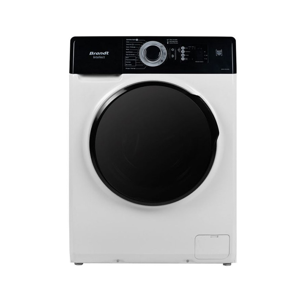 Lave Linge Frontal BRANDT 10.5kg / Blanc + Sèche Linge plastique Gratuit
