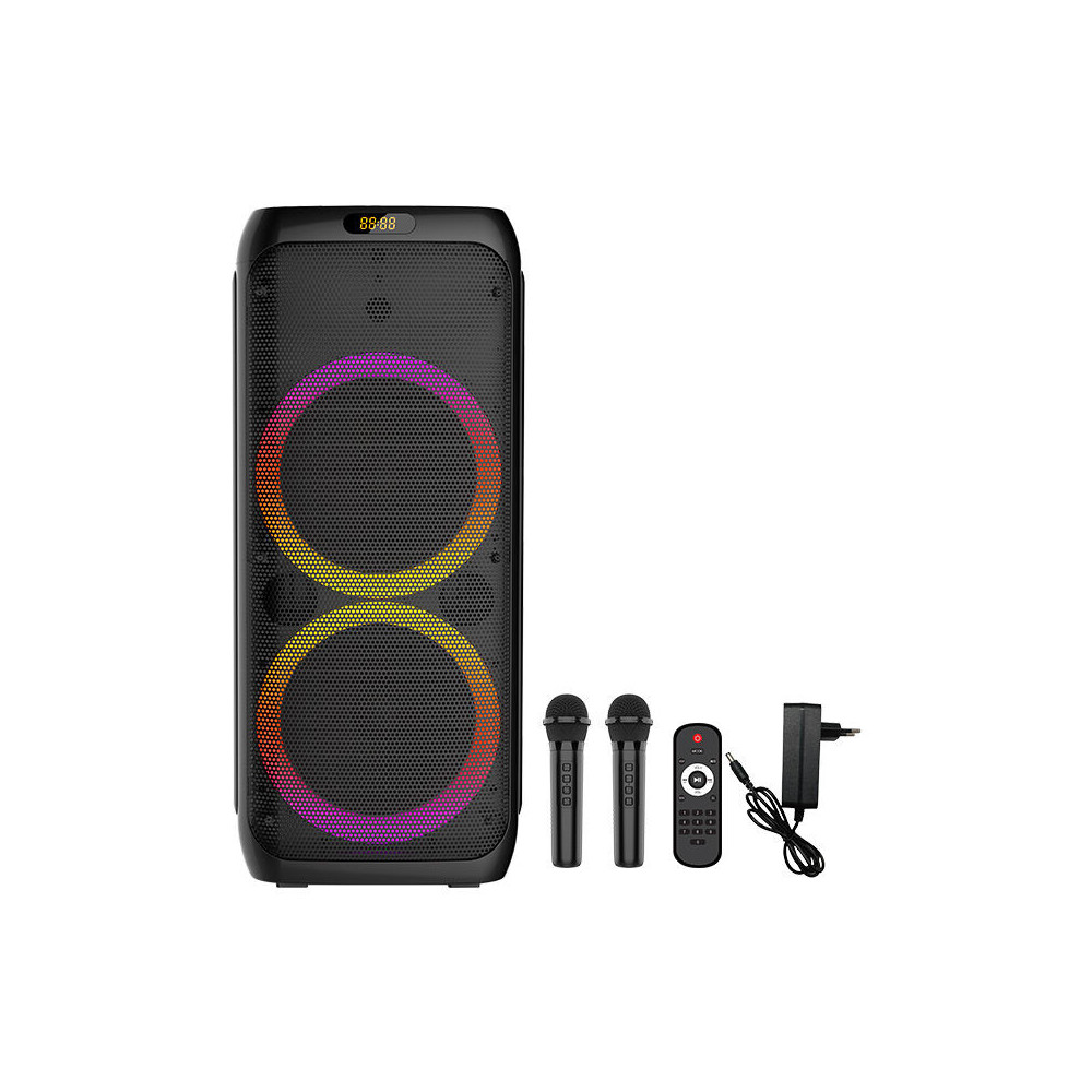 HAUT PARLEUR BT PARTY SUPER POWER 2*50W - NOIR
