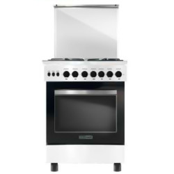 Cuisinière MAXWELL MAX-CFB60GIB 4 Feux 60cm - Blanc
