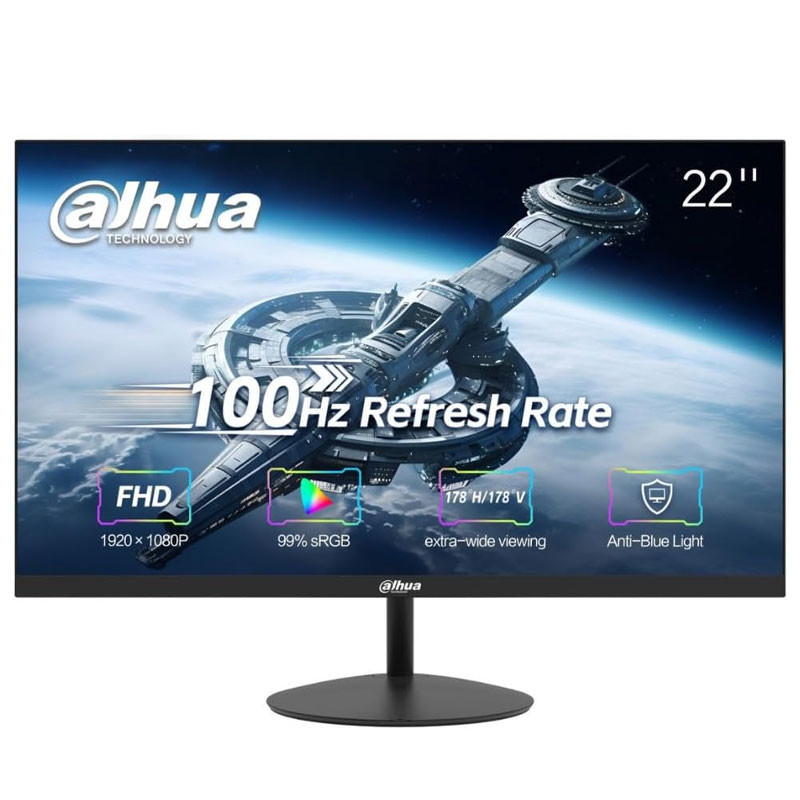 Ecran ALHUA 22" Full HD LED A200Y / Noir / VGA / HDMI