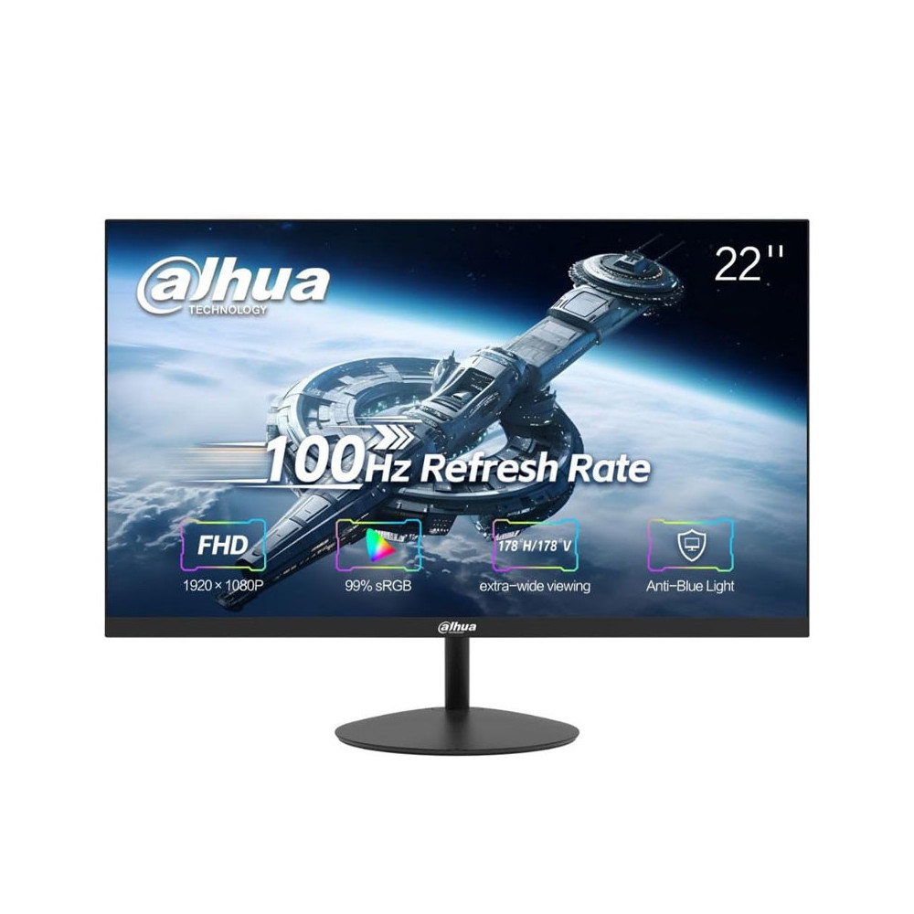 Ecran ALHUA 22" Full HD LED A200Y / Noir / VGA / HDMI
