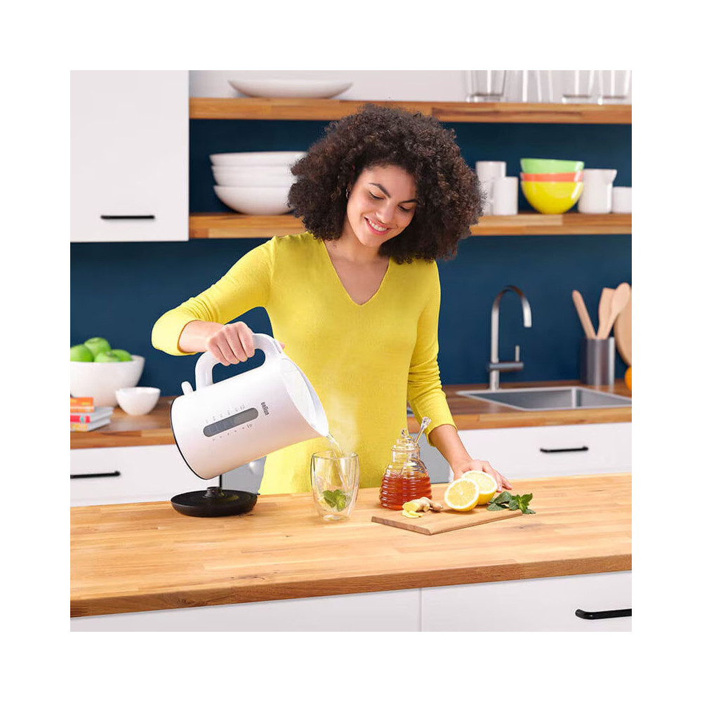 Bouilloire BRAUN 1.7 Litres / BLANC / WK1100WH