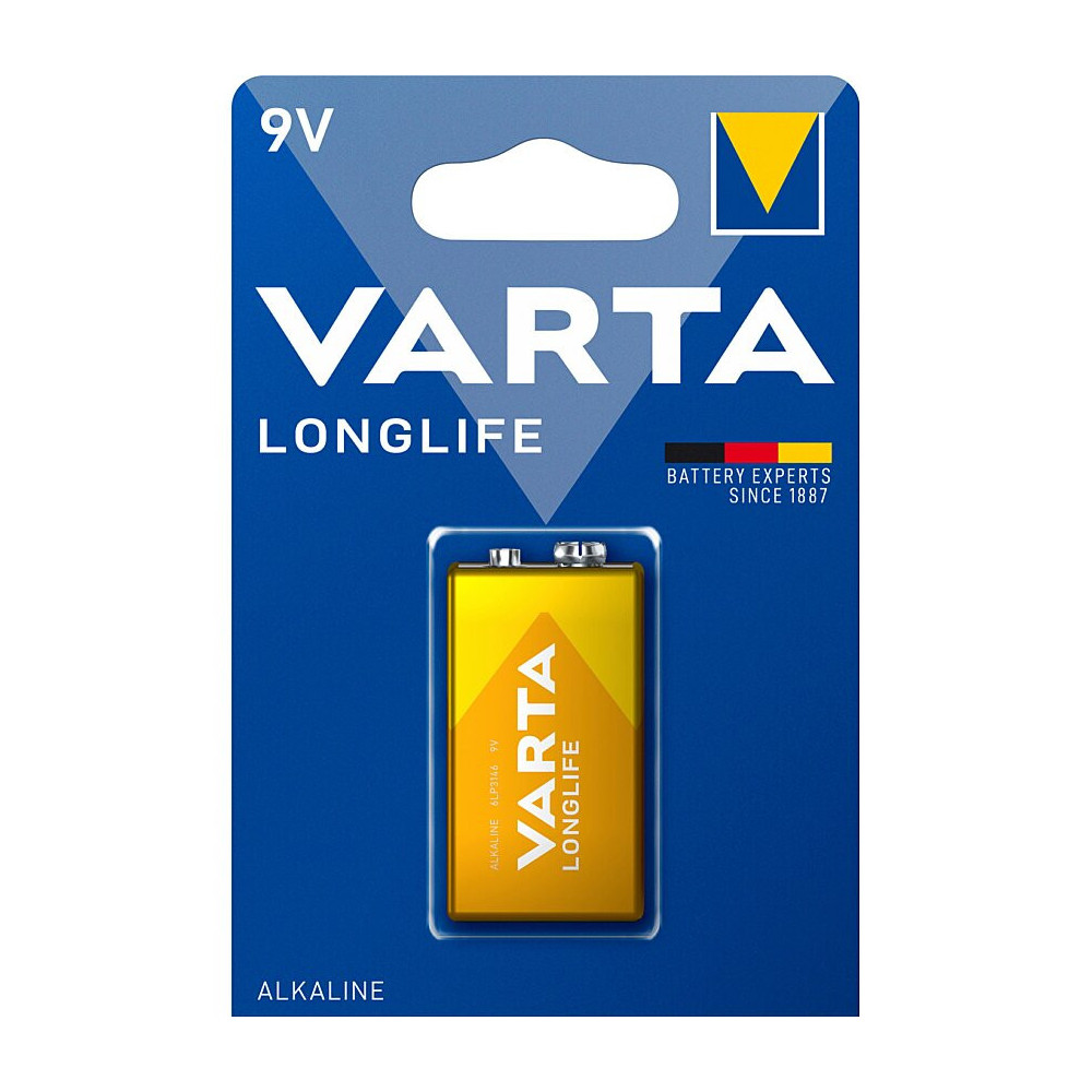 PILE VARTA LONGLIFE 9V ALKALINE
