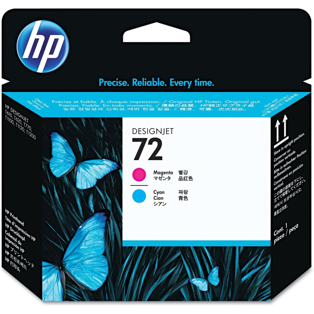 Tête d'impression DesignJet HP 72 Cyan et Magenta