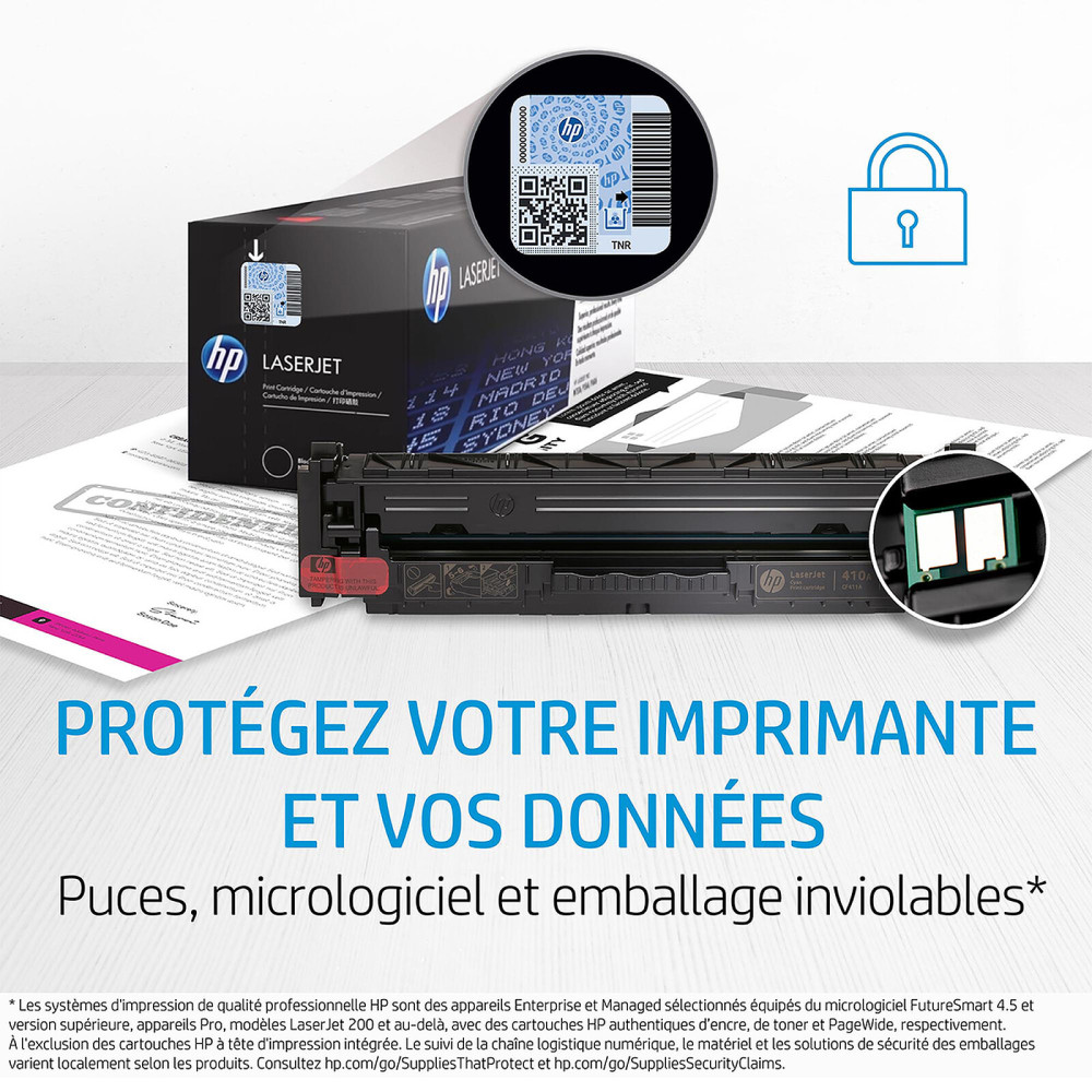 Cartouche de toner LaserJet authentique noir HP 145A (W1450A)