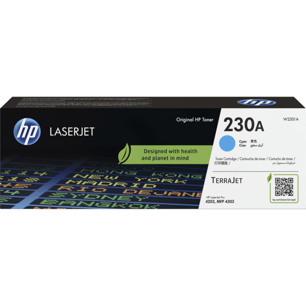 Cartouche de toner Cyan d'origine HP 230A LaserJet