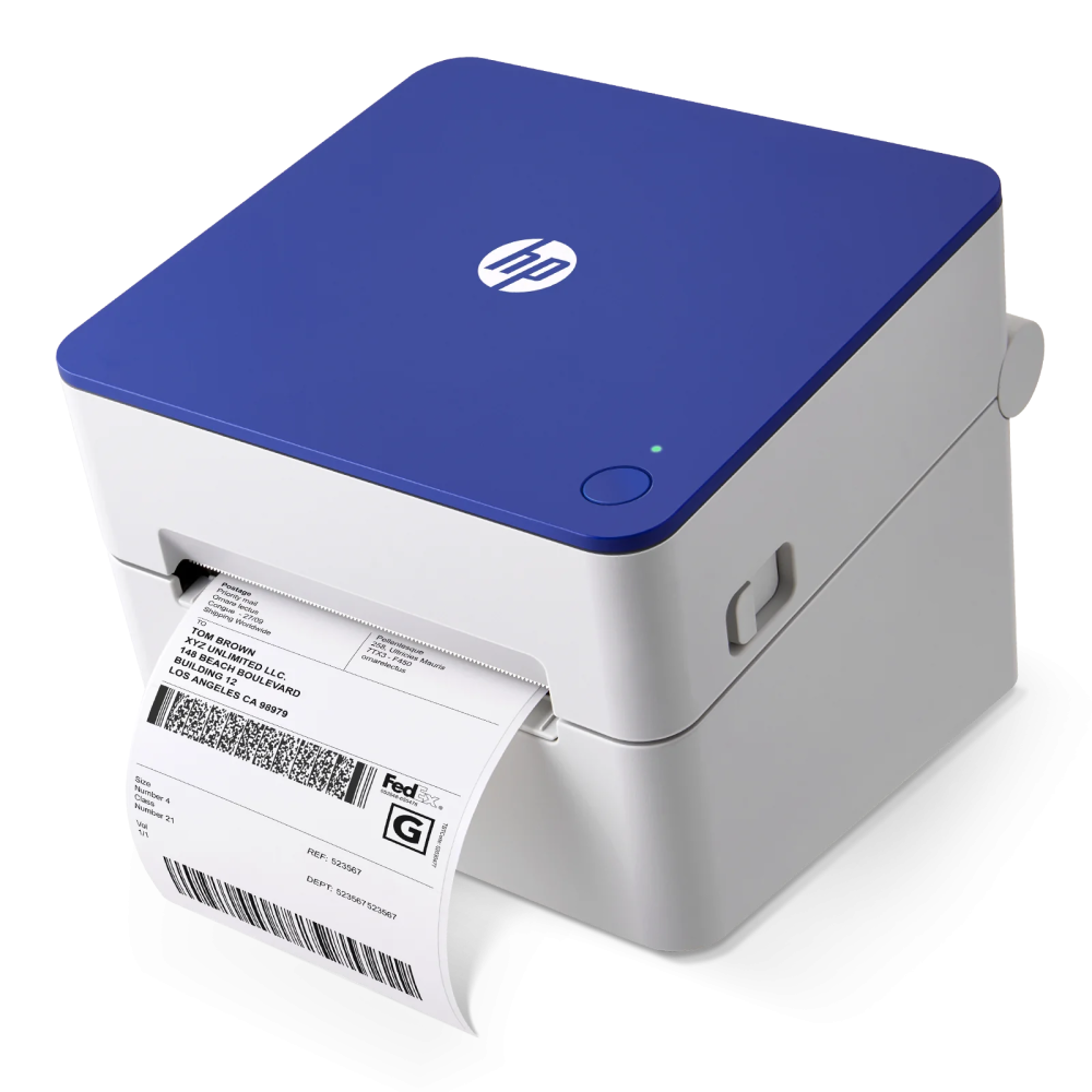 Imprimante d'étiquettes thermique compacte HP 203dpi