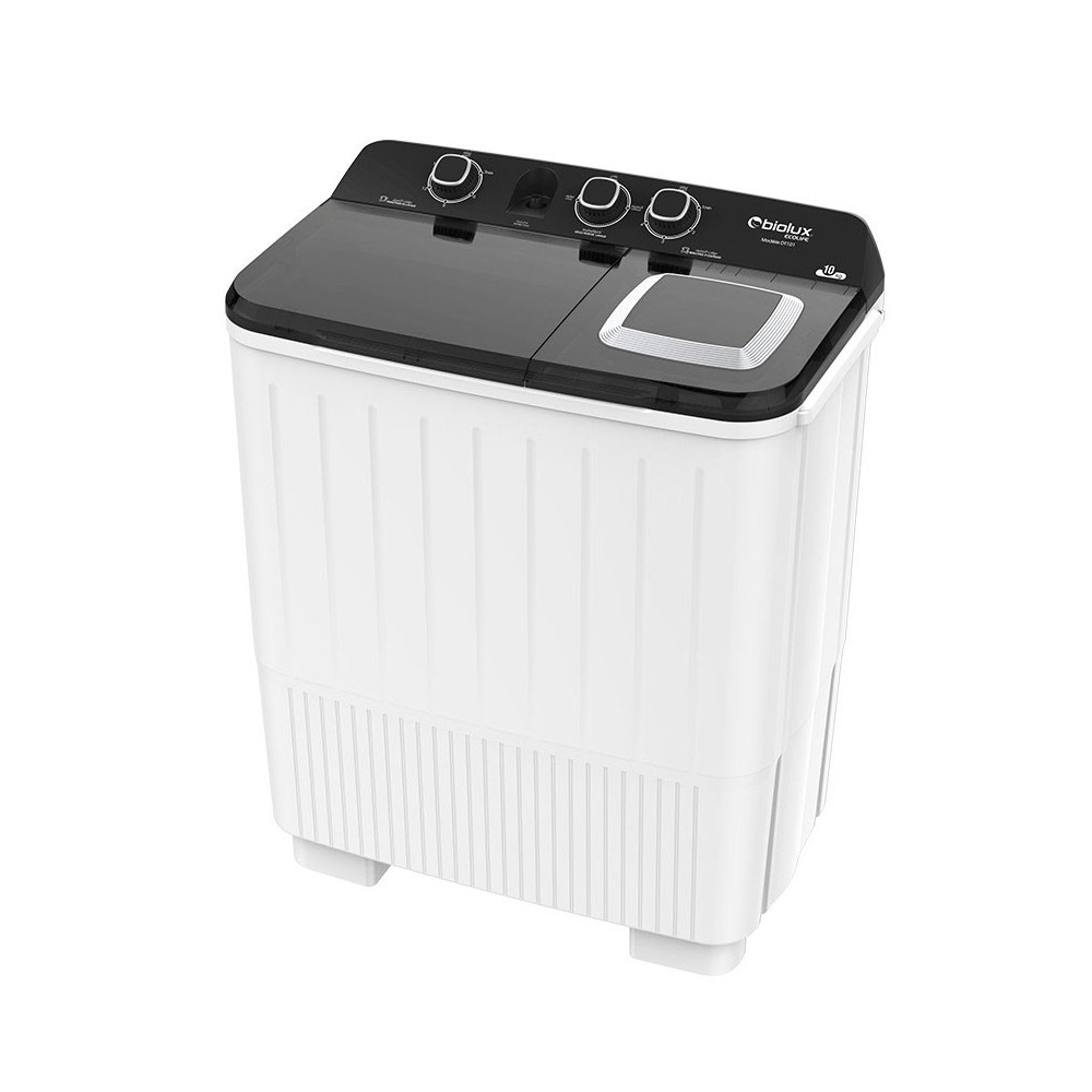 MACHINE À LAVER SEMI-AUTOMATIQUE 10KG BIOLUX DT101 BLANC