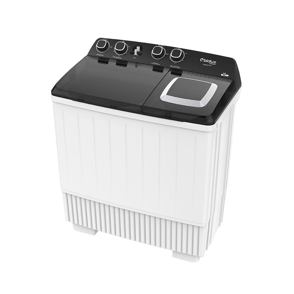MACHINE À LAVER SEMI-AUTOMATIQUE 14KG BIOLUX DT141 BLANC