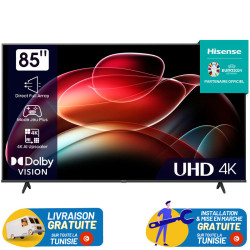 TV HISENSE 85" UHD 4K SMART TV / 85A6K