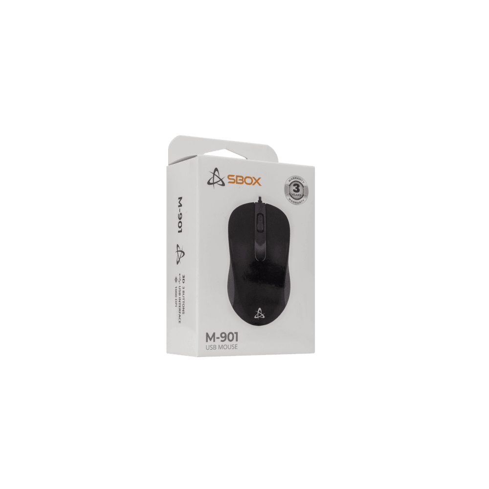 SOURIS Filaire OPTIQUE SBOX NOIR