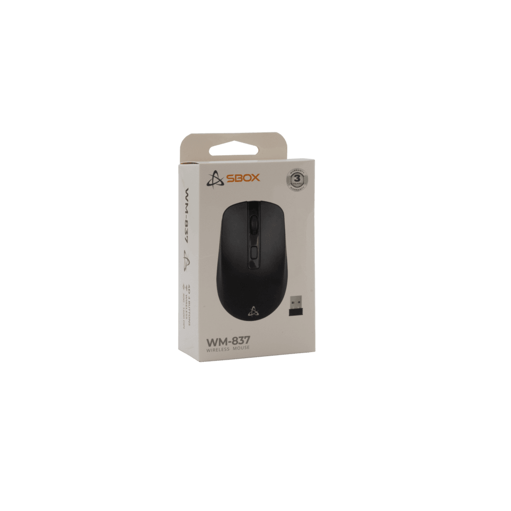 SOURIS SBOX WM-837 NOIR Wireless