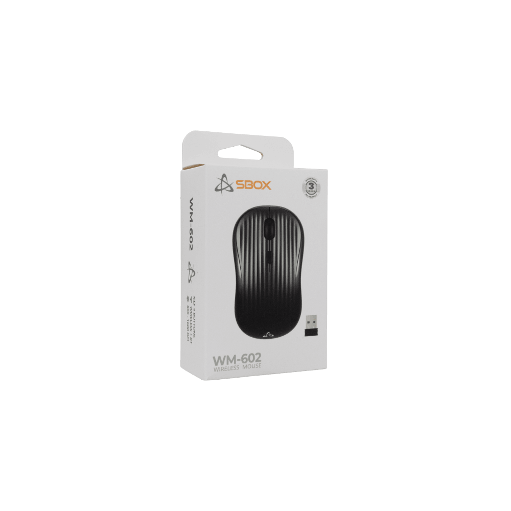 Souris Sans Fil Optique SBOX WM-602 BLACK