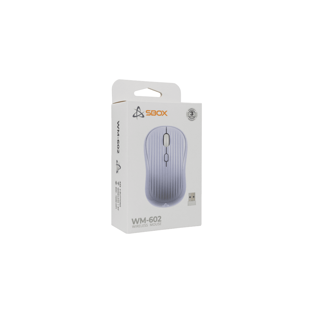 Souris Sans Fil Optique SBOX WM-602 purple