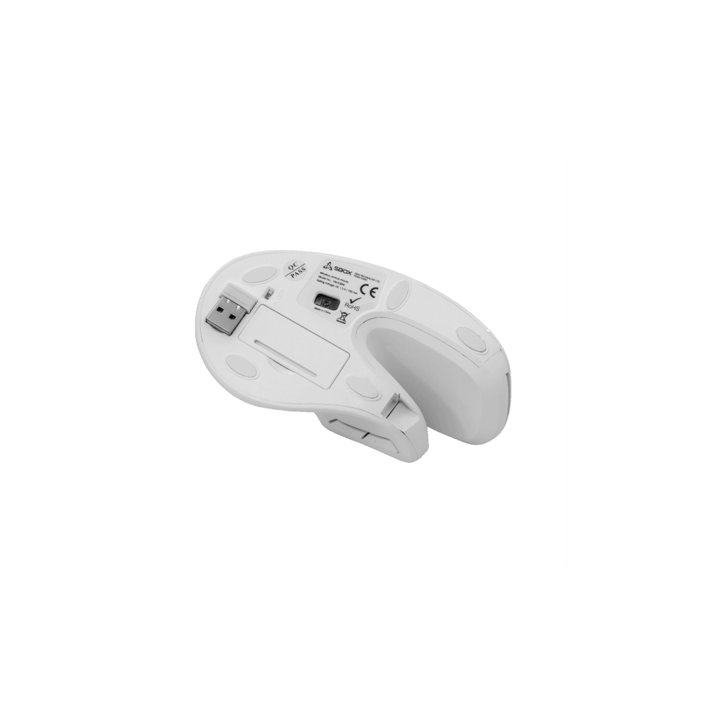 SOURIS SBOX VM-838W Vertical Wireless WHITE
