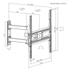SUPPORT MURAL SBOX PLB-3644-2 Rotatif 32"-55"