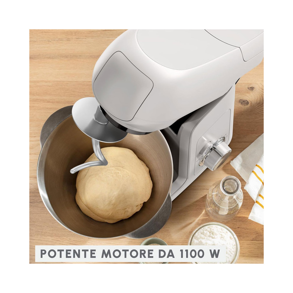 ROBOT PÉTRIN MOULINEX 1100W / Blanc