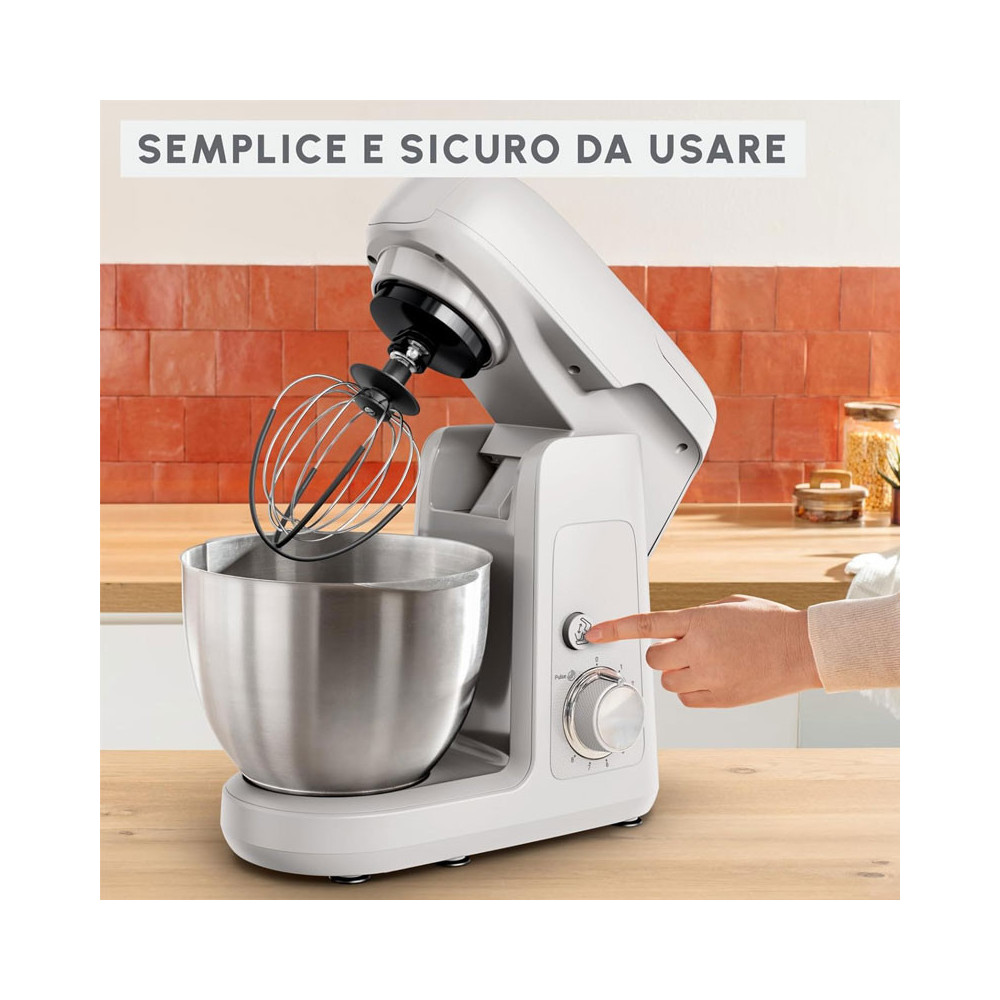 ROBOT PÉTRIN MOULINEX 1100W / Blanc