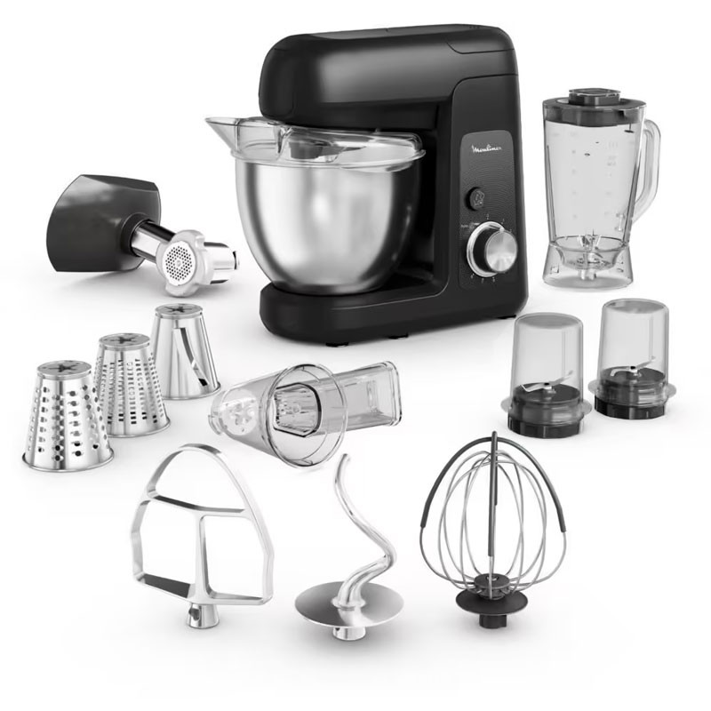 ROBOT PÉTRIN MOULINEX 4.6L 1100W / Noir / QA525810