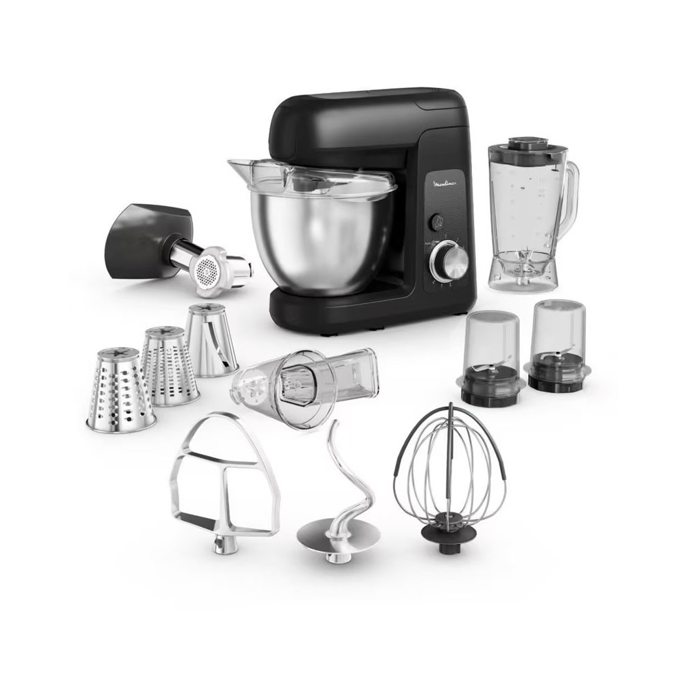 ROBOT PÉTRIN MOULINEX 4.6L 1100W / Noir / QA525810