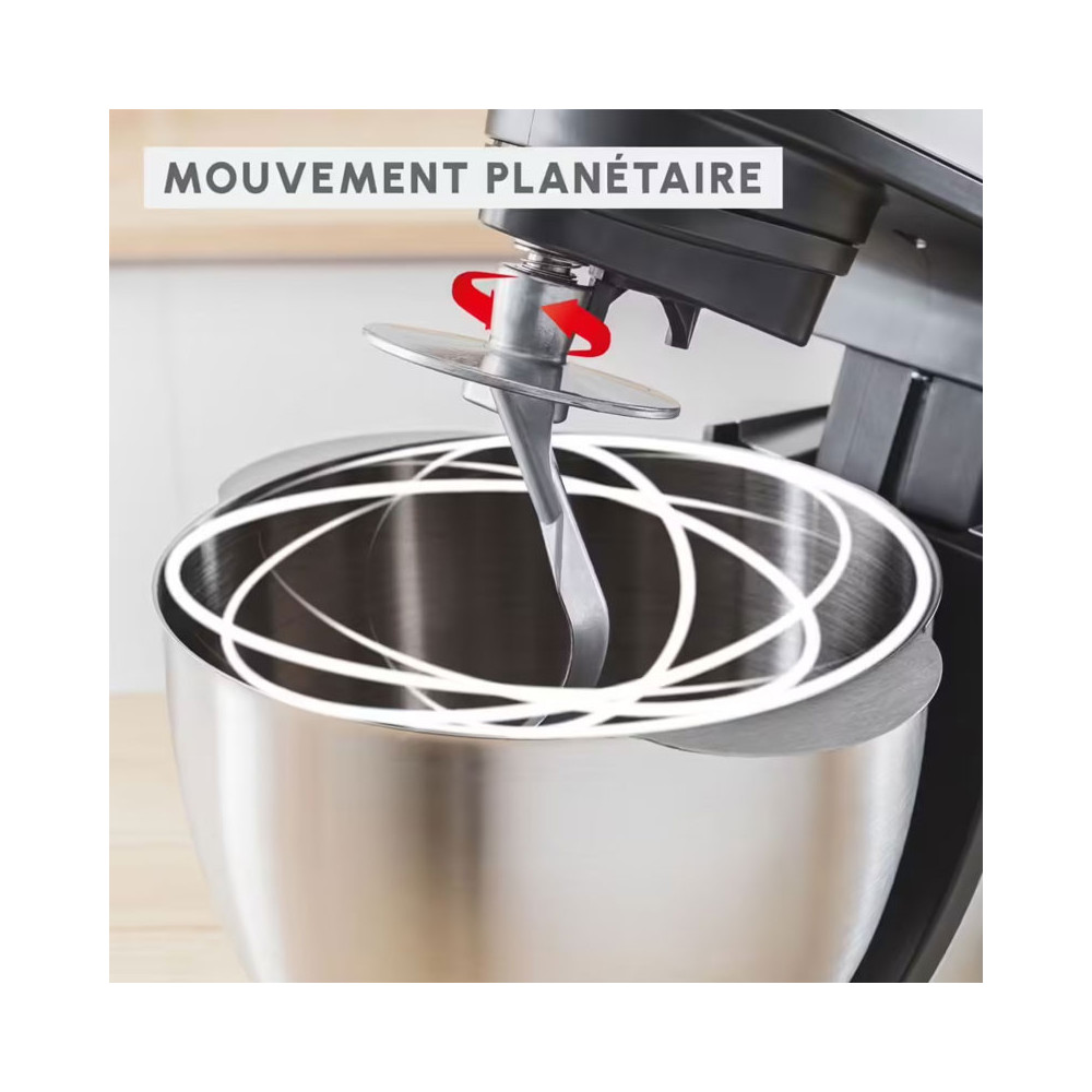 ROBOT PÉTRIN MOULINEX 4.6L 1100W / Noir / QA525810