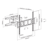 Support mural rotatif 37"-80“