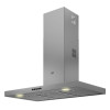 Hotte pyramidale BEKO 90cm Filtre carbon INOX / BHCB91622BXH