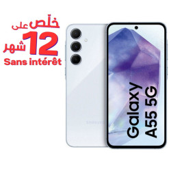 SMARTPHONE SAMSUNG GALAXY A55 8/256G 5G / Bleu Clair + Abonnement Offert