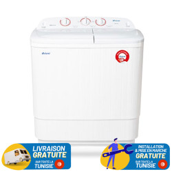 Machine à laver semi automatique Orient 12 Kg - Blanc