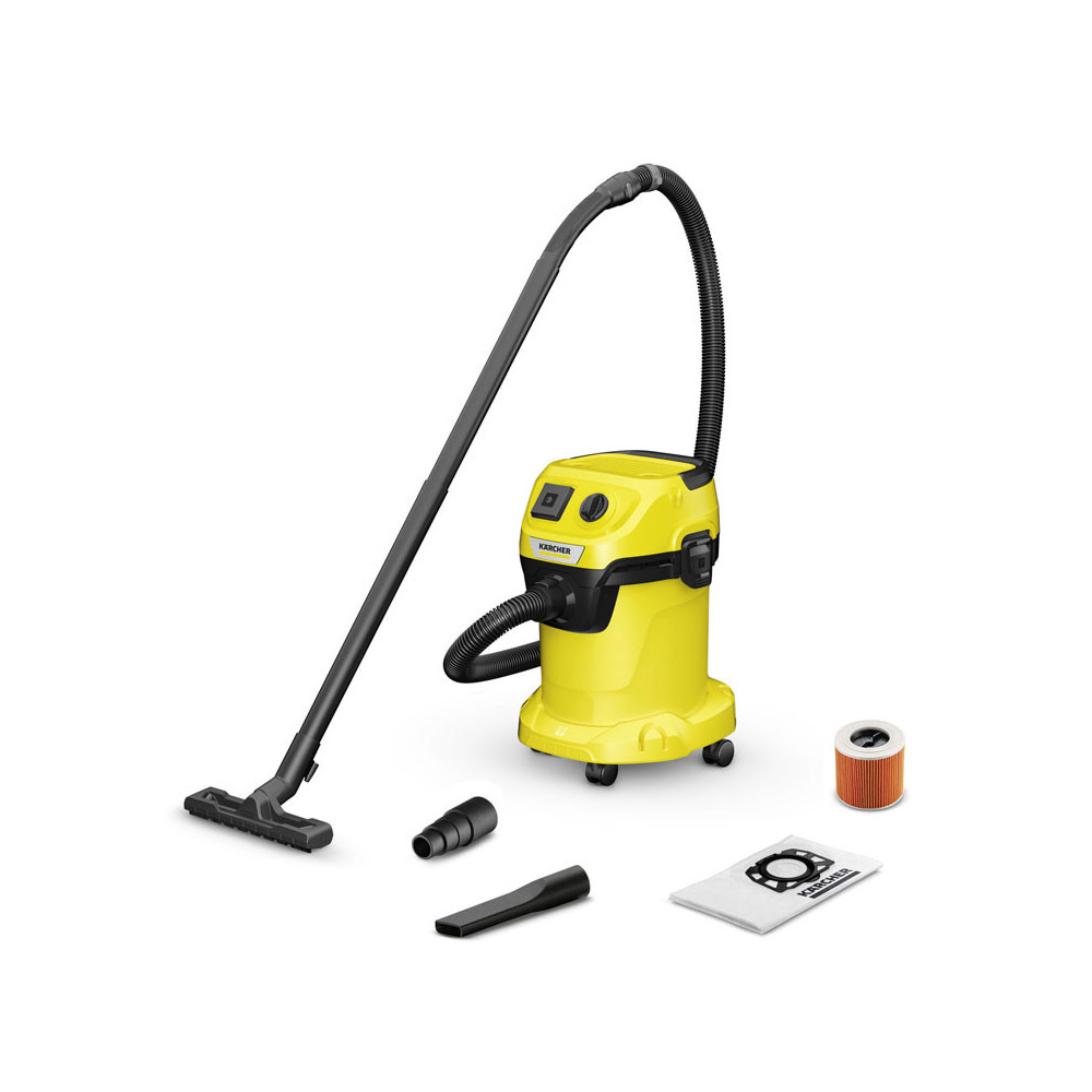 Aspirateur Multifonction KÄRCHER WD3 P-V 1000W - Noir&Jaune