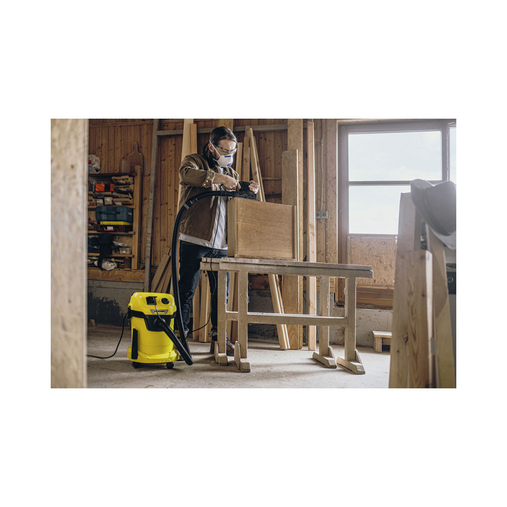 Aspirateur Multifonction KÄRCHER WD3 P-V 1000W - Noir&Jaune