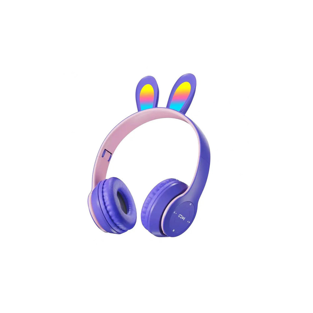 Casque Bluetooth P47R Pour Enfants-RABBIT - VIOLET