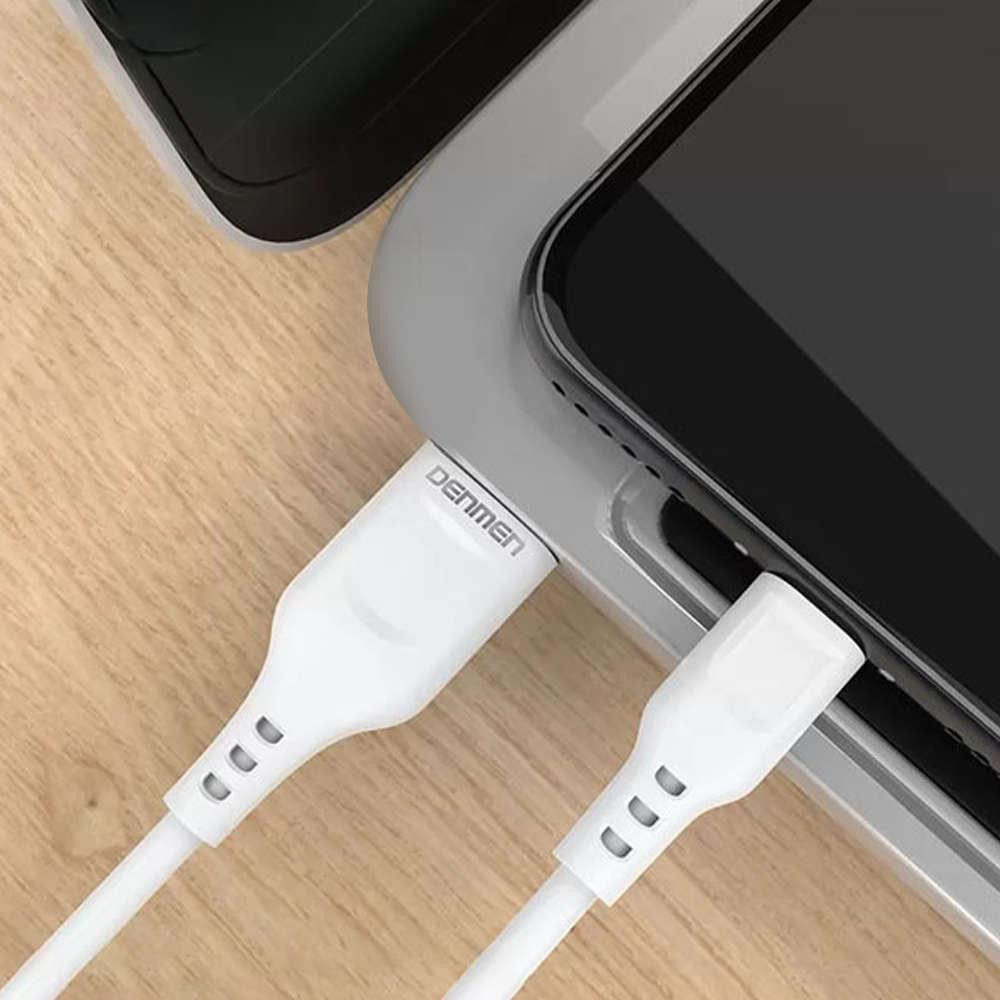 Cable USB A vers Type C - Denmen D01T - 1M-2.4A