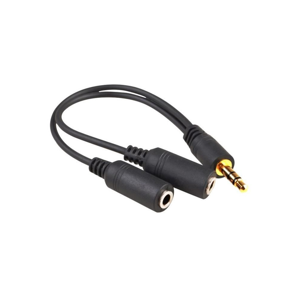 ADAPTATEUR 2 JACK FEMELLE VERS JACK MALE