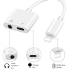 Adaptateur Lightning 2en1 MH-030 VERS Jack 3.5mm + PORT IPHONE