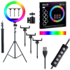 Selfie Ring Light 36CM -RGB + tripode 2M + COMMANDE BT