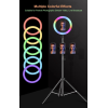Selfie Ring Light 36CM -RGB + tripode 2M + COMMANDE BT