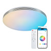 SmartLED KSIX Plafonnier Boreal, RGBIC +CCT, diamètre 38,5 cm, 5.600 blanc