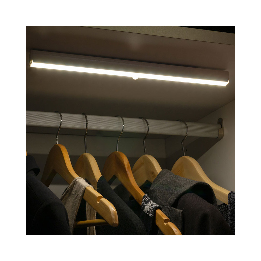 Lampe LED KSIX Grace, 33 cm, capteur intelligent,80 lm, 20 LED, piles