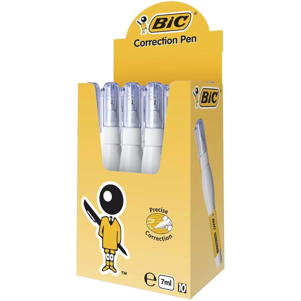 Pack de 10x Stylos correcteur BIC 7ml
